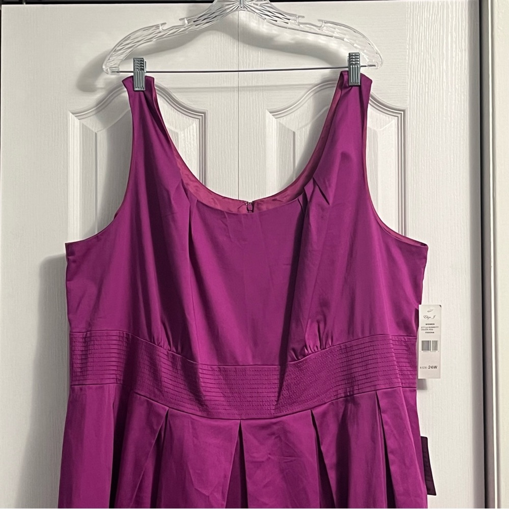 Eliza J Purple Midi Dress - Picture 2 of 11